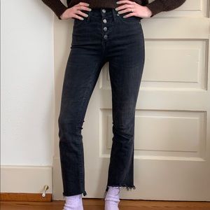 Madewell Cali Demi Boot button-fly jeans